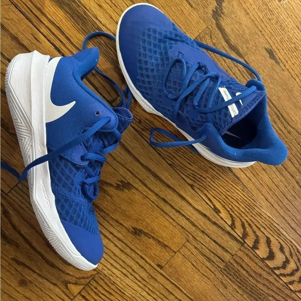 NIKE Zoom Hyperspeed Hypercourt Volleyball Court Shoes Blue White 6.5